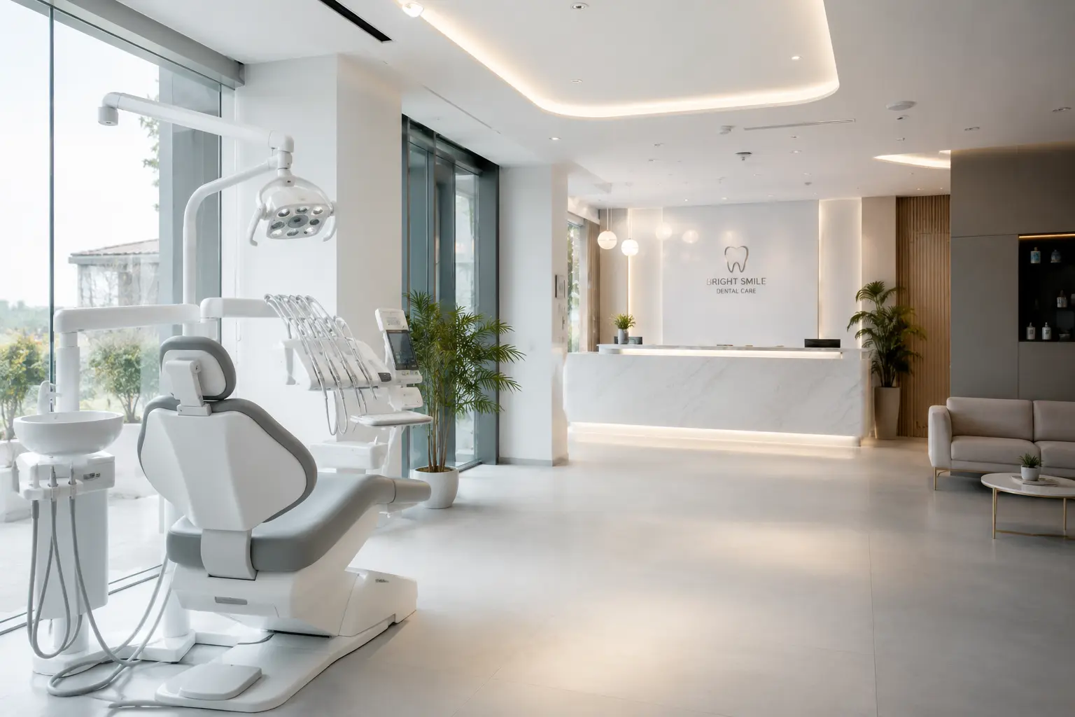 Radiance Dental Studio modern clinic interior with advanced equipment